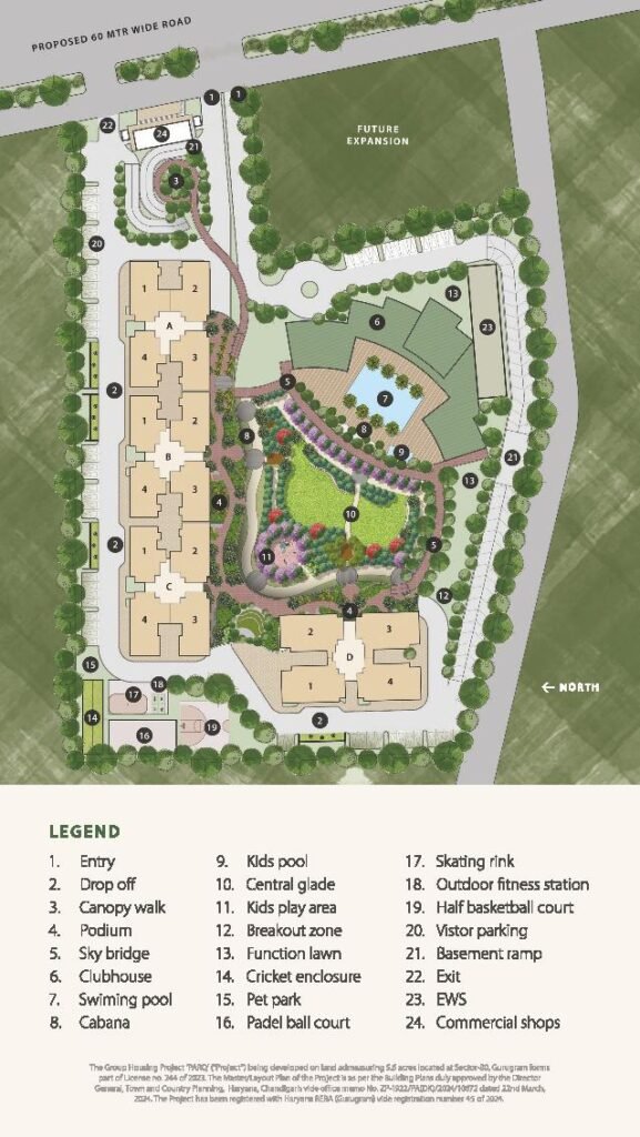 Conscient ParQ Site Plan